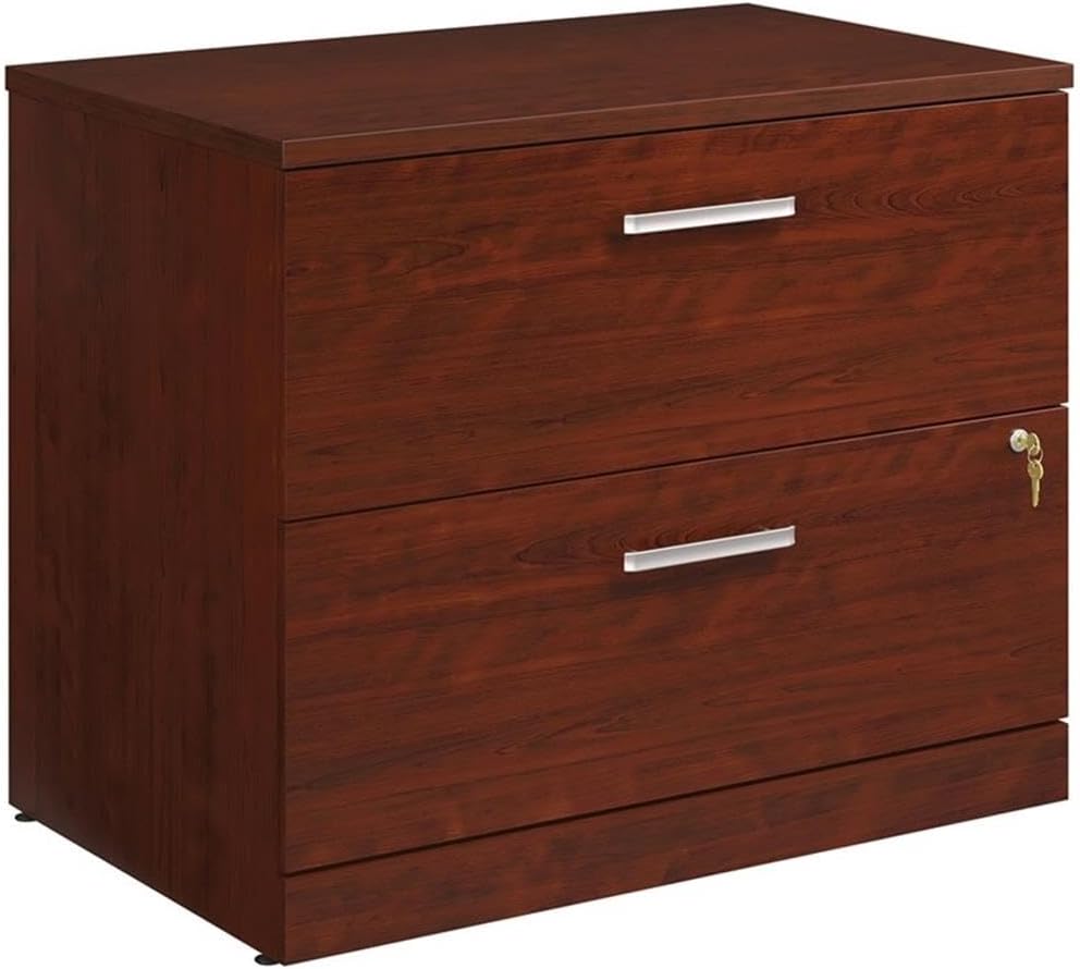 Engineered Wood Lateral Filing Cabinet in Classic Cherry
